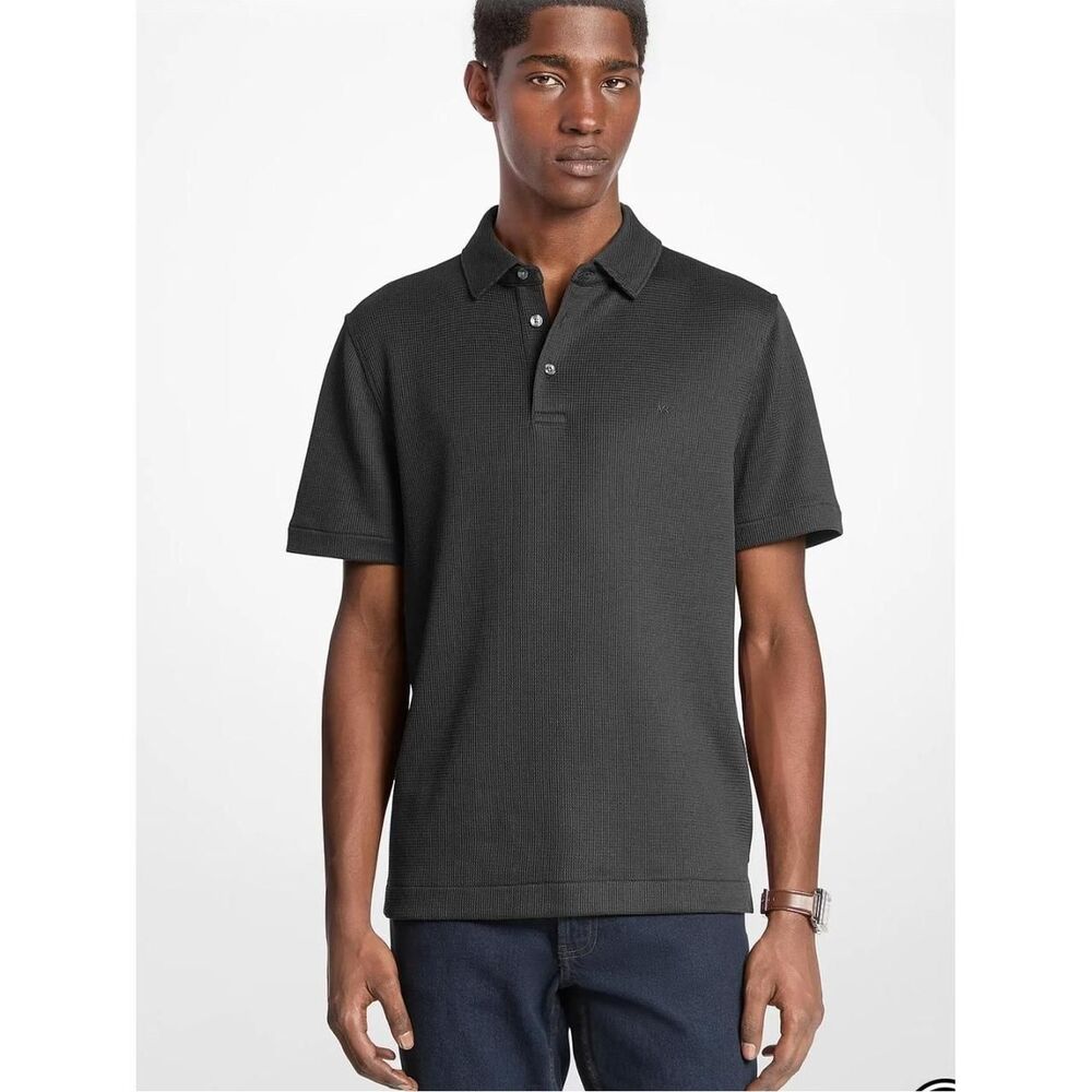 Michael-kors Men's Black Polo-shirts